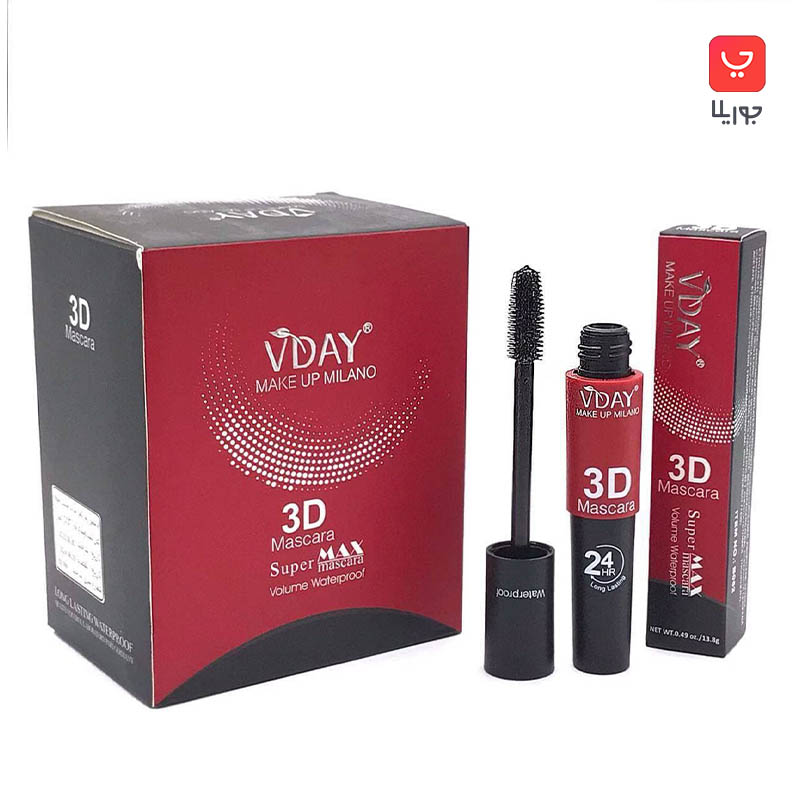 ریمل ضد حساسیت و پرپشت کننده ویدی مدل سه بعدی VDAY 3D