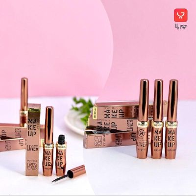 خط چشم ماژیکی فلزی برند میکاپ Makeup مدل 24 ساعته