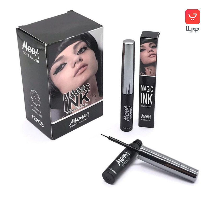 خط چشم مویی برند مودا moda Eyeliner Soft Brush