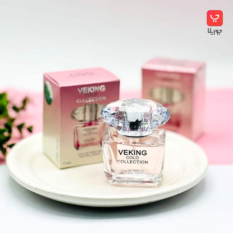 عطر ادکلن ورساچه صورتی زنانه شرکتی ویکینگ رایحه گلی میوه ای